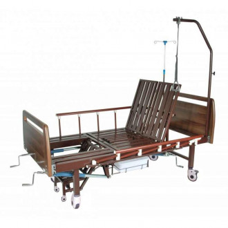 Механическая медицинская кровать с санитарным оснащением DHC FF-2 с функциями «кардио-кресло» и переворачивания пациента в Пятигорске