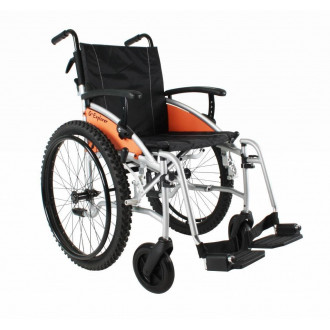 Кресло-коляска с ручным приводом Excel G-Lite Pro 24 с широкими приводными колёсами в Пятигорске